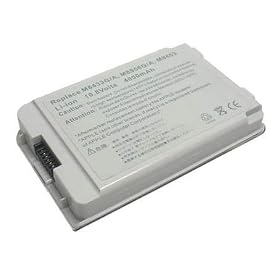 10.80V (Compatible with 11.10V),4400mAh,Li-ion, Replacement Laptop Battery for APPLE iBook M7699J/A, iBook M9426ZH/A, APPLE iBook G4 12