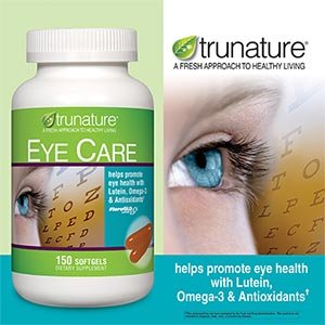 TruNature Eye Care Formula with Lutein, Omega-3 & Antioxidants - 150 Softgels picture TruNature Eye Care Formula with Lutein, Omega-3 & Antioxidants - 150 Softgels picture