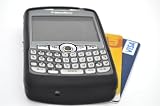 Phone Slipper Protective Case / Skin + Wallet for the Blackberry Curve 8330 SmartPhone (Black)