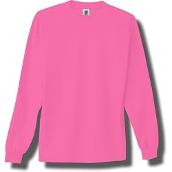 Long Sleeve Bright Neon T-Shirt in 5 Bright Colors