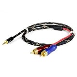 ZY HIFI Cable Professional cable 3.5mm to AV 2 RCA Audio Adapter Cable...