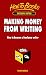 Making Money from Writing: How to become a freelance writer
