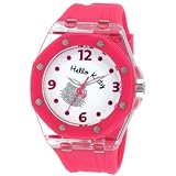 Hello Kitty Womens HWL1377PNK Pink Rubber Strap and