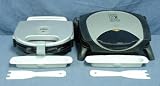 George Foreman Super Champ Limited Edition Indoor Grill w/ Bonus Waffle Maker GRWM14