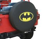 Batman Classic Logo on 30" Black Denim Tire Cover 4 Wrangler Liberty Disco