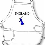 England Map T BBQ Apron