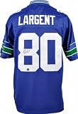 Mounted Memories Seattle Seahawks Steve Largent Hall Of Fame Autographed Jersey