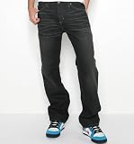 Bullhead Rincon Straight Contaminated Jeans - Dark Indigo X 32W X 34L