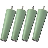 Legheads 6" Replacement Furniture Legs, Furniture Risers, Couch Legs, Sofa Legs. 5 Colors. Used as Couch Risers, Ikea legs, Sofa Risers & Bed Risers. BONUS Felt Pads & Attachment T-Plate - Green