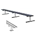 Powder Coated 21ft Surface Mounted Bench without Backrest