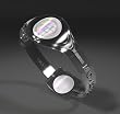 Active Energy Bracelet Wristband CLEAR w/ WHITE Lettering