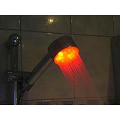 LED Duschkopf mit 8 roten LED - Neuheit !!!