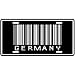 NEW  GERMANY BARCODE  LICENSE PLATE SIGN COUNTRY