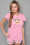 Paul Frank The Core Julius Cap Sleeve Tee in Light Pink,Sleepwear for Women