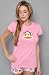 Paul Frank The Core Julius Cap Sleeve Tee in Light Pink,Sleepwear for Women