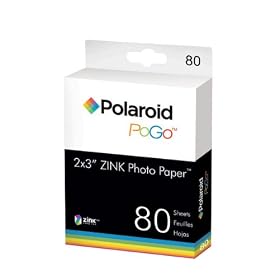 Polaroid Zink media 80 Pack Photo Paper for Polaroid Pogo Cameras and Printers