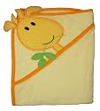 Giraffe Hooded Baby Cuddle Wrap, Lemon