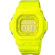 Casio Women's BG5602-9DR Baby-G Square Luminous Yellow Digital Watch