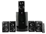 VM Audio EXMS590T 800W 5.1 Home Multi Media Surround Sound Speakers System USB