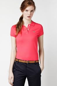 Short Sleeve 2 Button Stretch Pique Polo