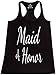 Shop4Ever® Maid of Honor Women's Racerback Tank Top Wedding Tank Tops