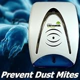 NEXT GENERATION ULTRASONIC DUST MITE REPELLER REDUCES DUST MITES BY UP TO 54% WITH BUILT IN NIGHT LIGHT (KIND TO CATS AND DOGS)