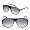 Blk Sandwich/Gray/Clear Gradient