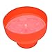 CoscosX Microwave Popcorn Popper, Silicone Popcorn Maker, Collapsible Bowl Red