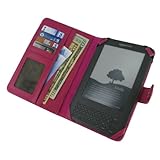 rooCase Folio (Hot Pink) Leather Case for Amazon Kindle Wireless Reading Device with 6" Display 3G + Wi-Fi (3rd Generation and Latest Generation) - With rooCASE Retail Gift Box