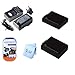 SAVEoN 2 Pack Battery and Charger Kit for Panasonic Lumix DMC-FZ200, DMC-FZ200K, DMC-G5, DMC-G5KK, DMC-G5KS, DMC-GH2 includes Two Replacement Panasonic DMW-BLC12 Batteries + Ac/Dc Rapid Battery Charger + SAVEoN MicroFiber Cleaning Cloth + Screen Protectors
