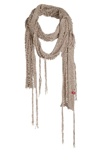 edc by ESPRIT Damen Schal, D48360, Gr. one size, Beige (Dune Beige 270) Preisvergleich