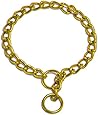 Platinum Pets 4mm Coated Chain Dog Collar 20-Inch, 24 Karat Gold