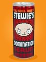 Family Guy Stewie's Domination Serum Energy Drink 8.4 Oz