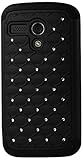 Reiko Diamond hybrid Protector Cover Motorola Moto G BLACK - Retail Packaging - Black