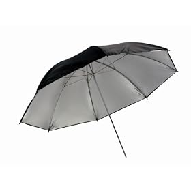 Promaster Professional Series Black/Silver Umbrella - 72