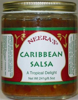 Caribbean Salsa-Honey, hot, tropical fruits by Caribbean Condiments