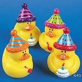DOZEN (12) BIRTHDAY PARTY Rubber Ducks