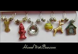 Wine Things Dogs Life Wine Charms