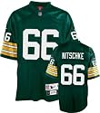 Ray Nitschke Reebok NFL Green Premier 1966 Throwback Green Bay Packers Jersey