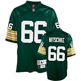 RayNitschkeReebokNFLGreenPremier1966ThrowbackGreenBayPackersJersey