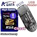 Electronics : A-DATA 8GB Turbo SDHC Combo Kit With Card Reader