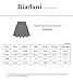 BIADANI Women Basic Flared Versatile Stretch Skater Skirt