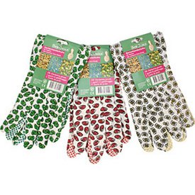 Produkt-Bild: 3 Paar Damen - Gartenhandschuhe mit verschiedenen Motiven