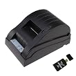 USB Thermal Receipt Printer 58mm Black Plus AGPtek(R) USB 2.0 All-in-one Card Reader