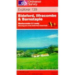 Bideford, Ilfracombe and Barnstaple (Explorer Maps)
