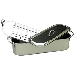 Fish Poacher Steamer with Removable Rack by chefgadget