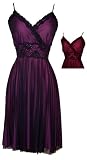 Beaded Mesh Pleated Slip Dress Junior Plus Size