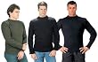 Brown Acrylic Commando Sweater