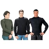 Commando Style Sweater sizes small - 5XL colors: Black and Olive Drab at Rothco