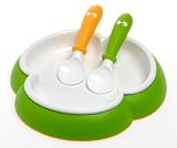 BABYBJORN Plate and Spoon Set (Spring Green)